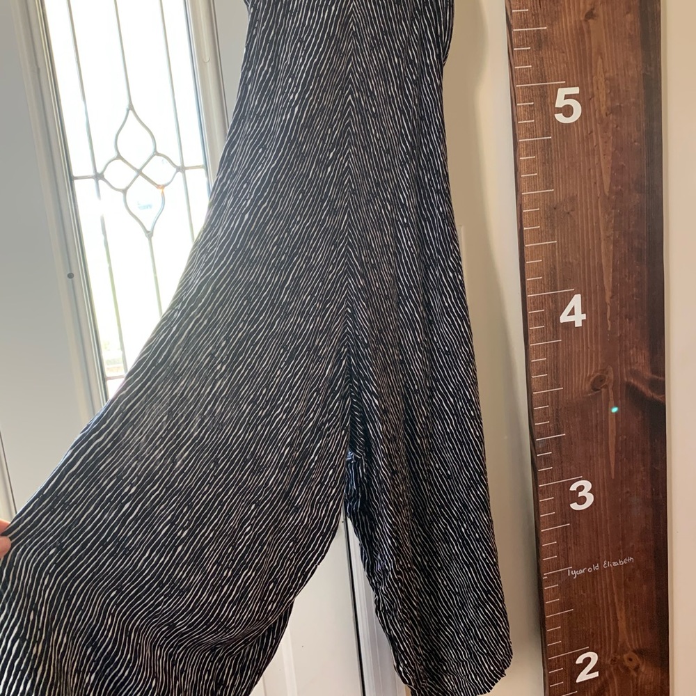 Wide legged romper